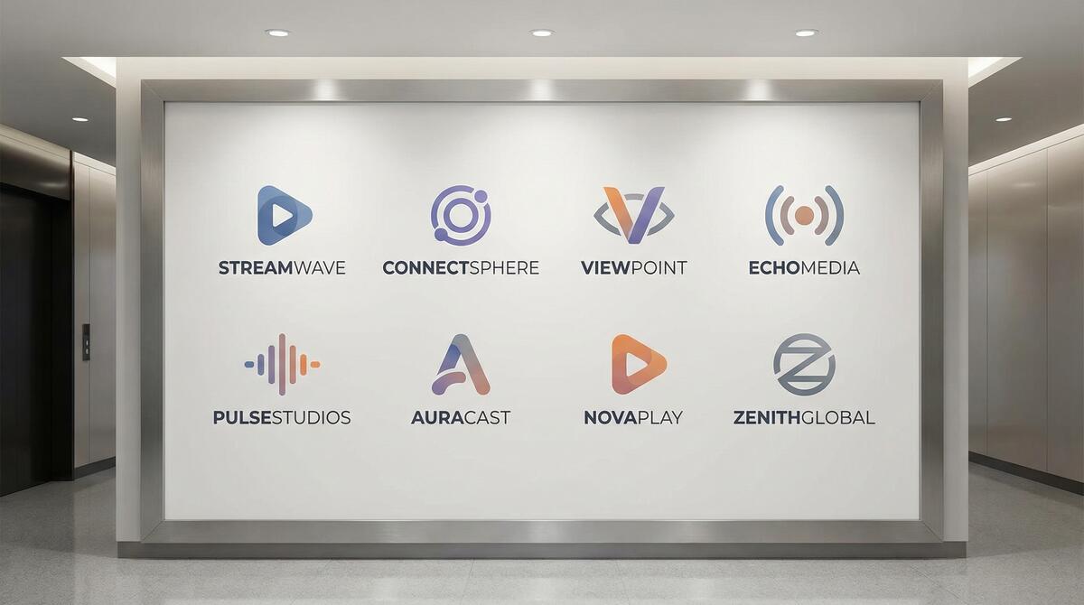 萝莉岛合作品牌Logo墙